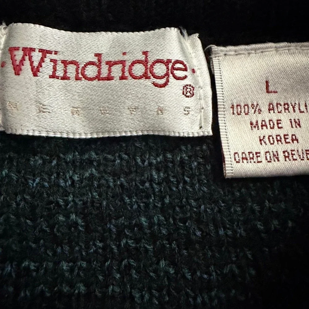 Vintage 90's Windridge by Mervyns Pullover Knit Sweater Size Large Fall Cozy